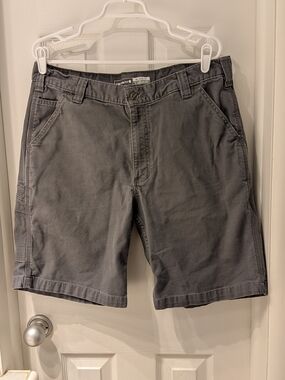 Carhartt Men's Charcoal Utility Cargo Shorts Waist 36